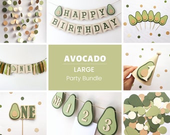 Avocado 1st Birthday Bundle - Heilige Guacamole Party Dekorationen