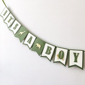 Safari Baby Shower Banner, Safari Decorations, Giraffe Baby Shower, Welcome to the Jungle