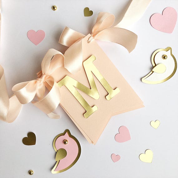 Baby Girl Banner, Personalized Name Banner Girl Custom 1st