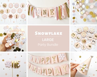 Winter Onederland 1st Birthday Party Bundle