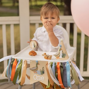 One Lucky Duck High Chair Banner, Mallard Duck 1st Birthday Decoration, First Birthday, One Lucky Duck Theme Decor, One Year Birthday Banner