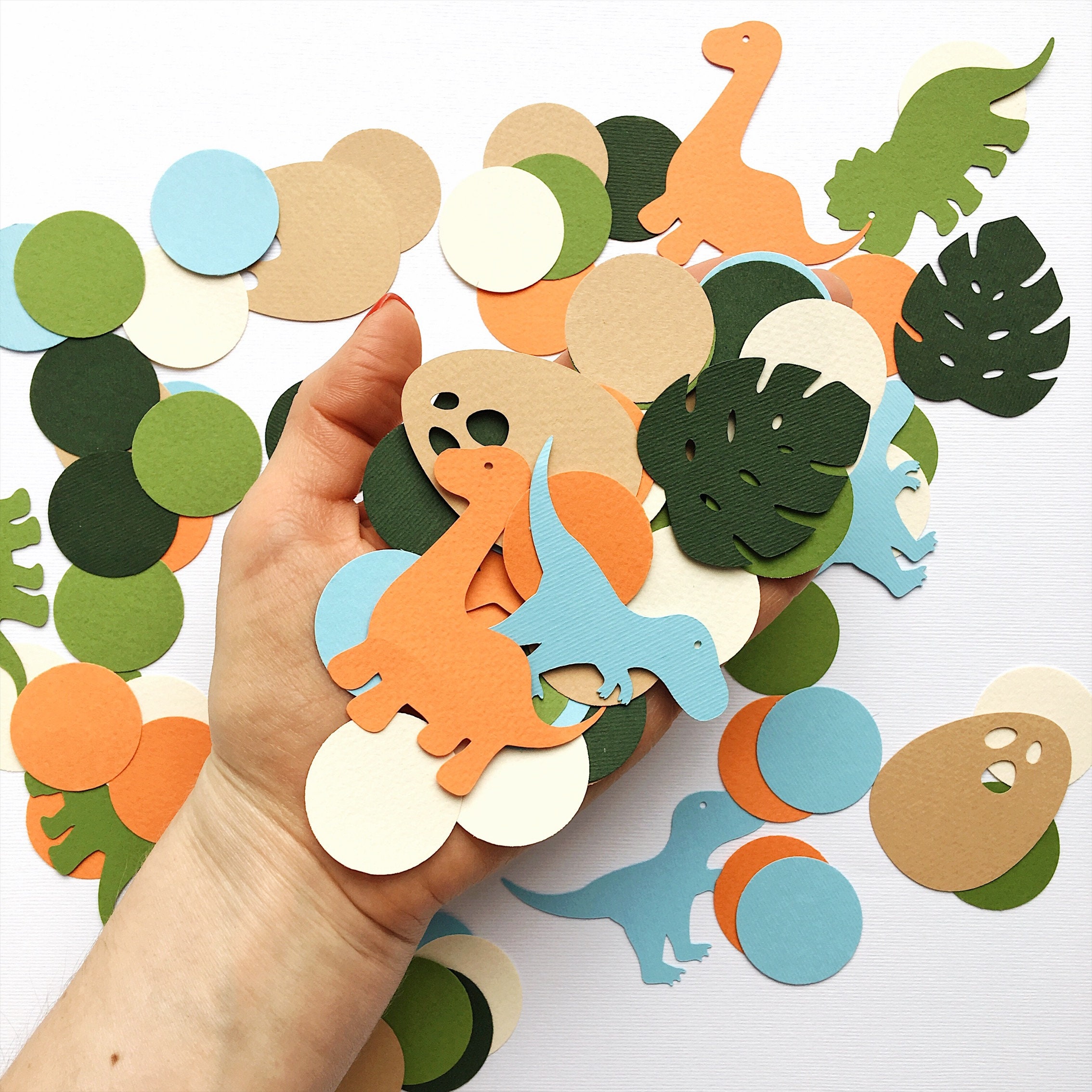 Dinosaur Confetti Dino 1st Birthday Decorations Dinosaur Baby Shower Table Confetti