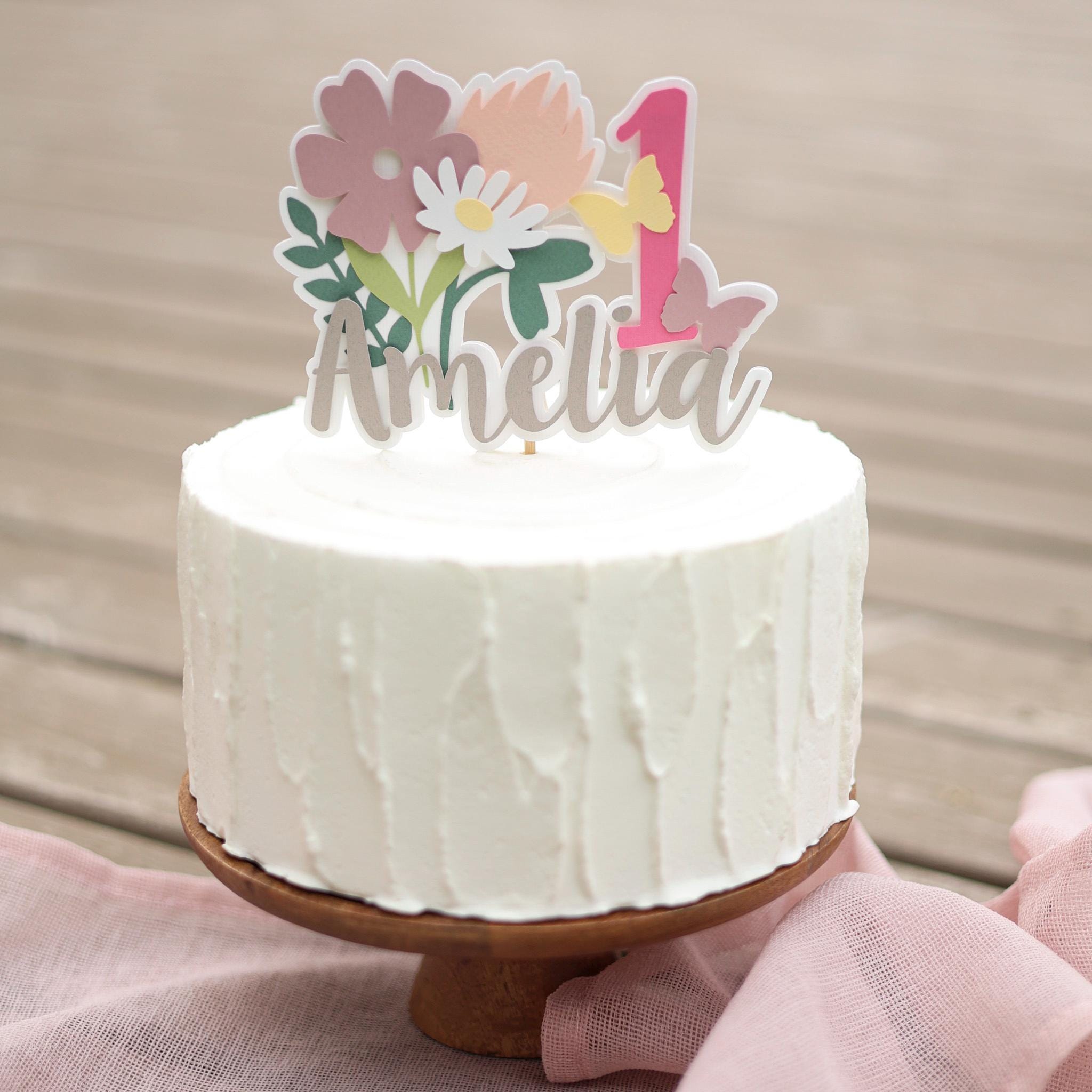 Banner di buon compleanno per il primo compleanno di fiori selvatici, primo compleanno della ragazza, Wild One, download istantaneo, A130 - Italia