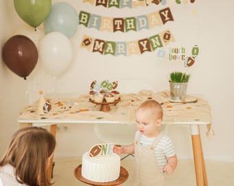 Striscione Di Compleanno 1° Anno A Tema Calcio! Decorazioni Festa Per Il Primo Compleanno – Super Banner Per Bambini, Pallone E Sport, Ideale Per Baby Shower