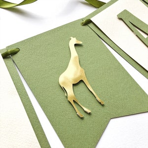 Safari Baby Shower Banner, Safari Decorations, Giraffe Baby Shower, Welcome to the Jungle
