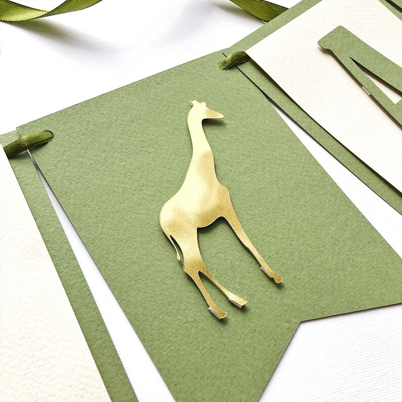 Safari Baby Shower Banner, Safari Decorations, Giraffe Baby Shower, Welcome to the Jungle