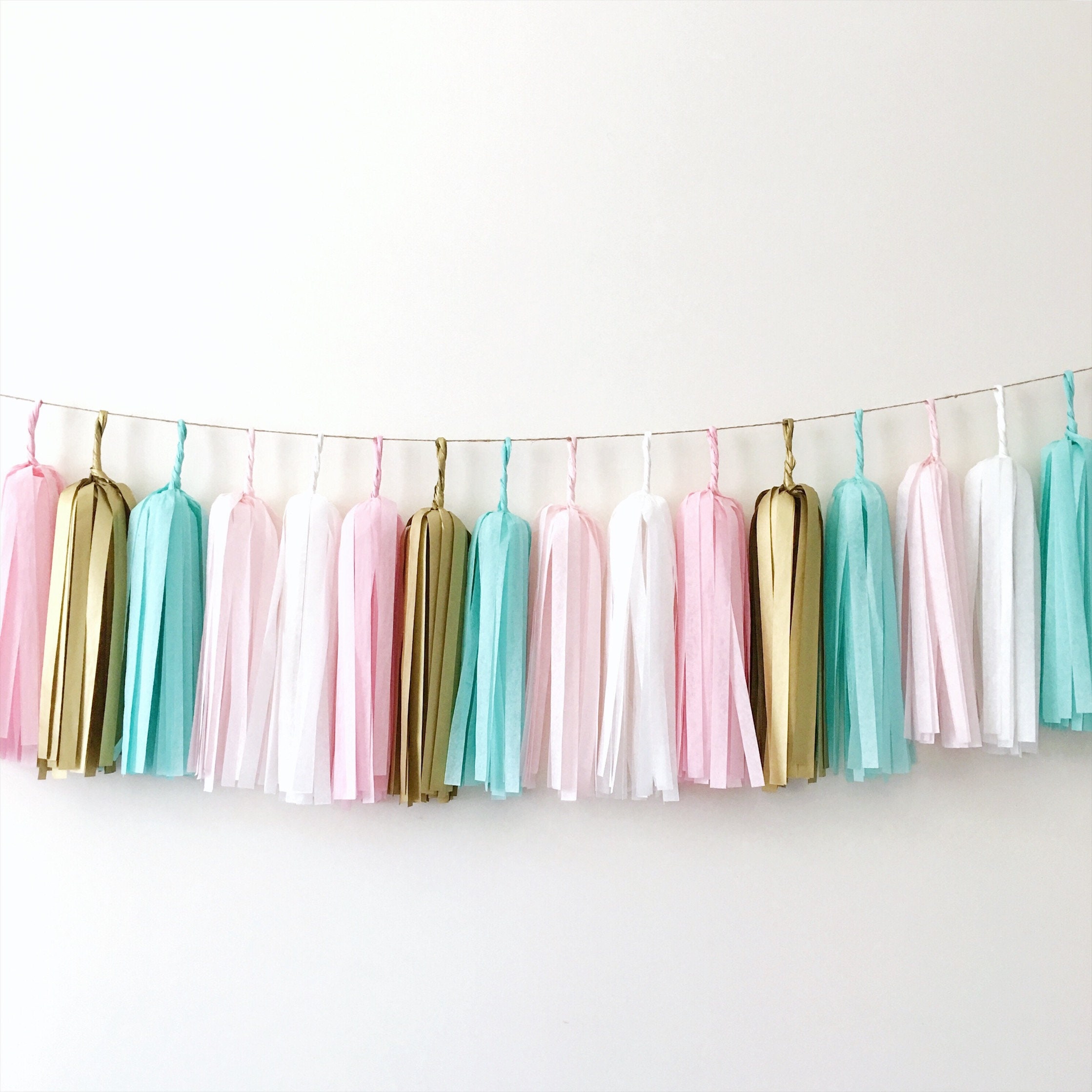 tassel garland backdrop