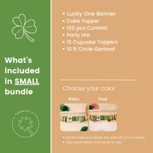 Lucky One Birthday Decorations, Party Bundle, Shamrock 1st Birthday, St. Patrick's Day Birthday