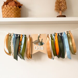 One Lucky Duck, First Birthday High Chair Banner, Mallard Duck 1st Birthday Decoration, One Lucky Duck Theme Decor, One Year Birthday Banner