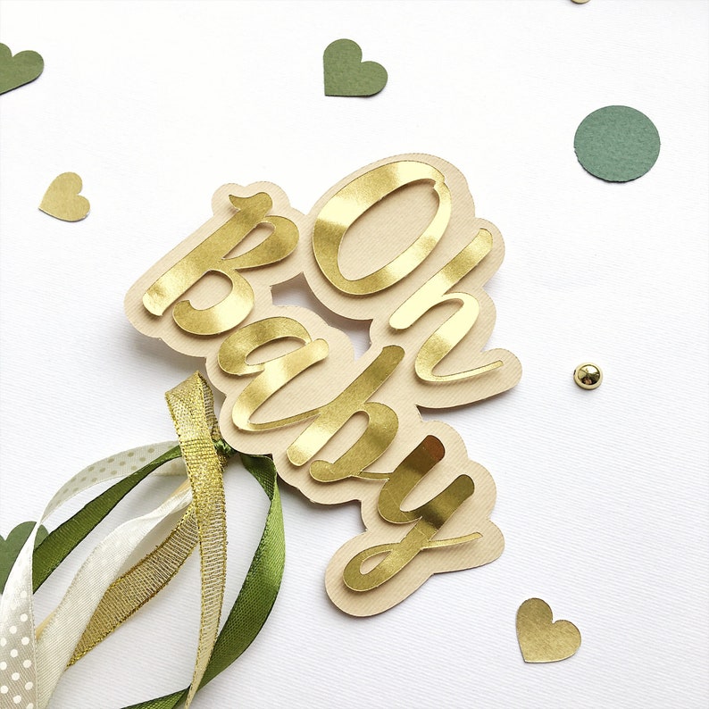 Greenery Centerpieces Green Gold Baby Shower Decorations 1st Etsy UK