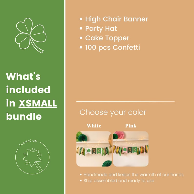 Lucky One Birthday Decorations, Party Bundle, Shamrock 1st Birthday, St. Patrick's Day Birthday