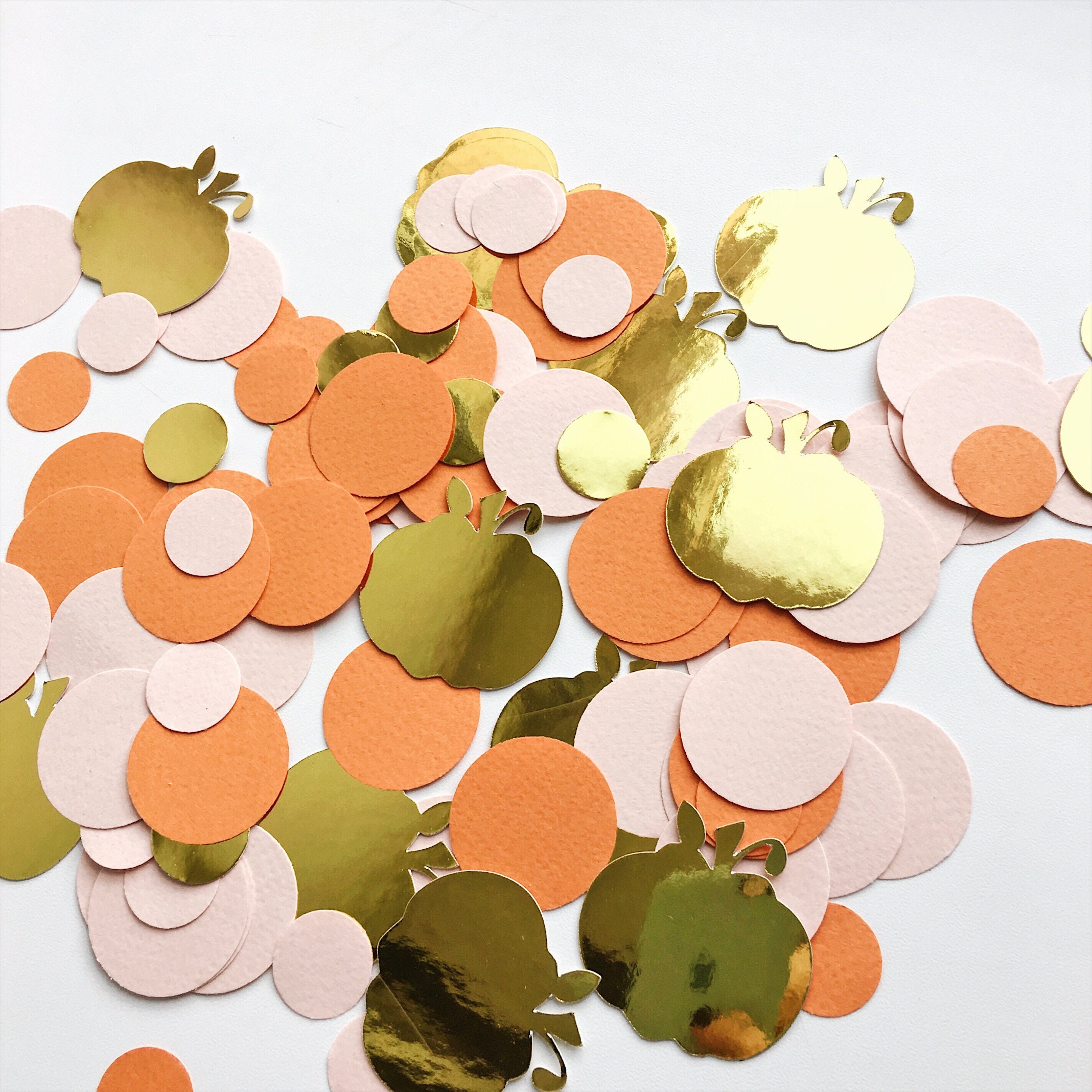 Little Pumpkin Confetti 1st Birthday Party Table Decorations Pumpkin Baby Shower Little Pumpkin Party Decor