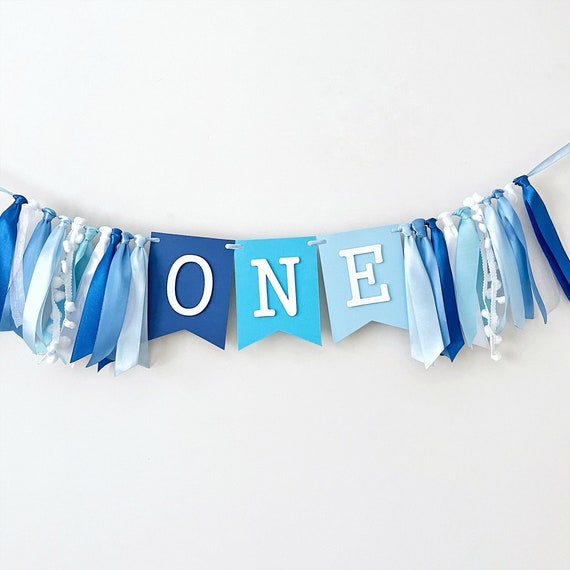 Bluey Inspired ONE Highchair Banner, 1st First Birthday Party Cake Smash  Sign Garland Baby Toddler Child Kids Theme Supplies Decorations -   Norway