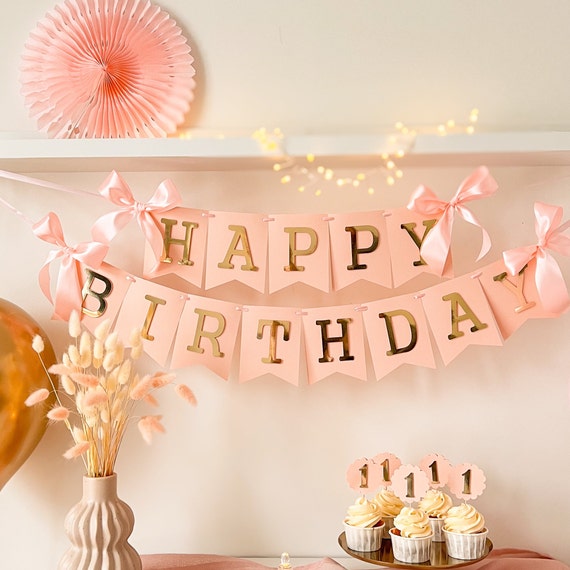 Pink Birthday Banners Pink Birthday Banners