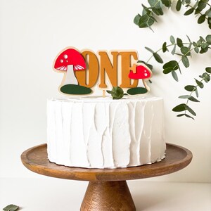 Mushroom Highchair Banner, Fairy First Birthday, Toadstool Party Decor image 11