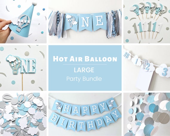 Buy Hot Air Balloon 1st Birthday Party Bundle up up and Away Party