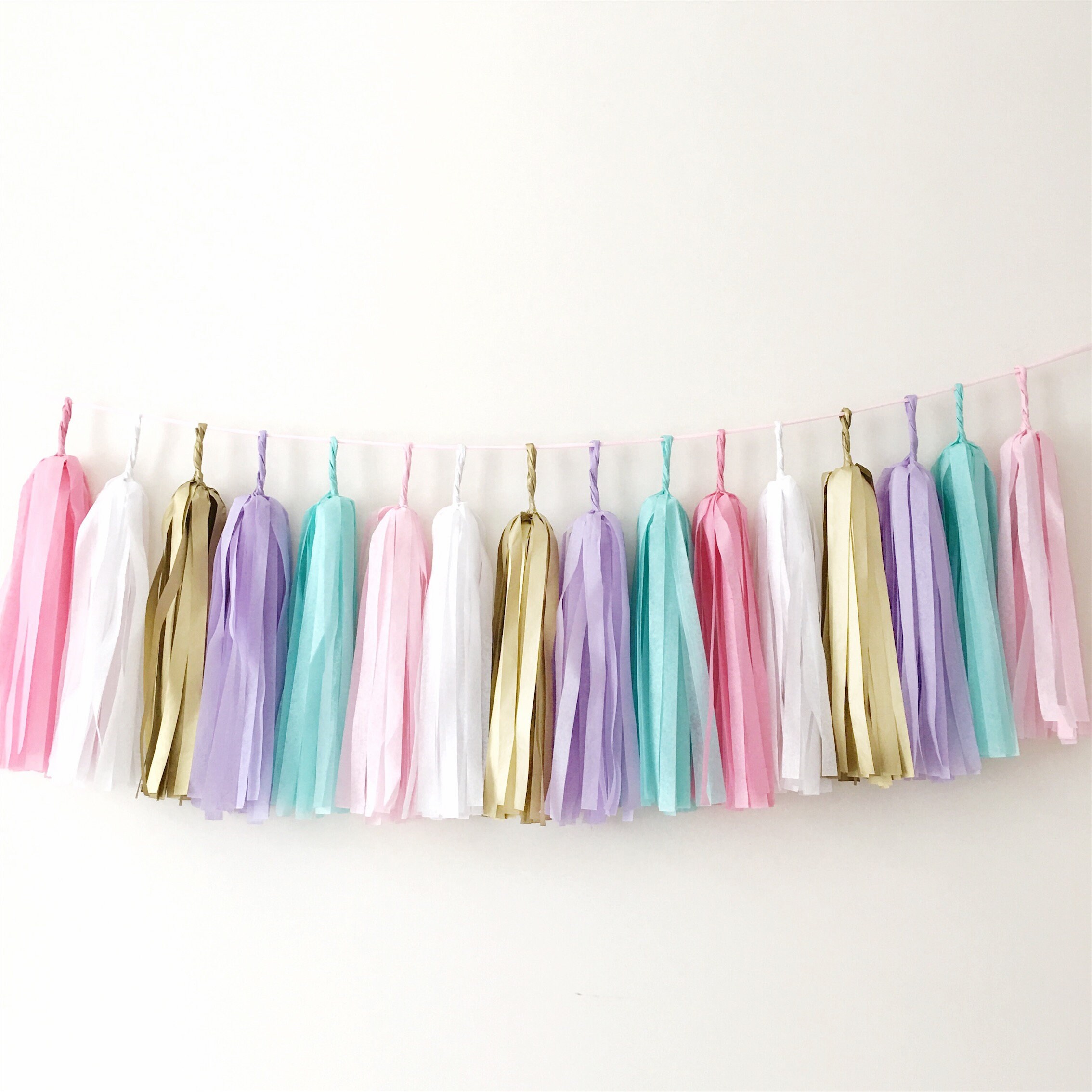 Unicorn Tassel Garland Unicorn 1st Birthday Backdrop Unicorn Etsy