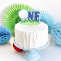 Hole in One Cake Topper, Golf First Birthday Decor product logo