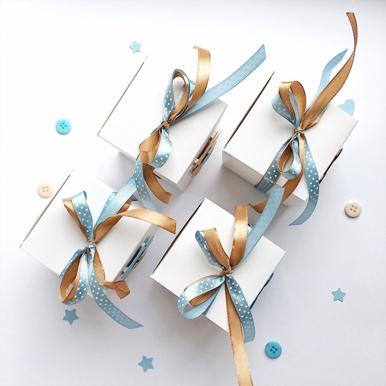 Teddy Bear Favor Boxes Teddy Bear Baby Shower Gift Favor Boxes - Etsy