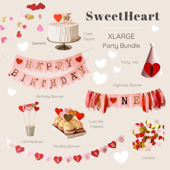 Invito di compleanno per innamorati, San Valentino con cuore rosso (modificabile per la prima ragazza Bir104) - Italia
