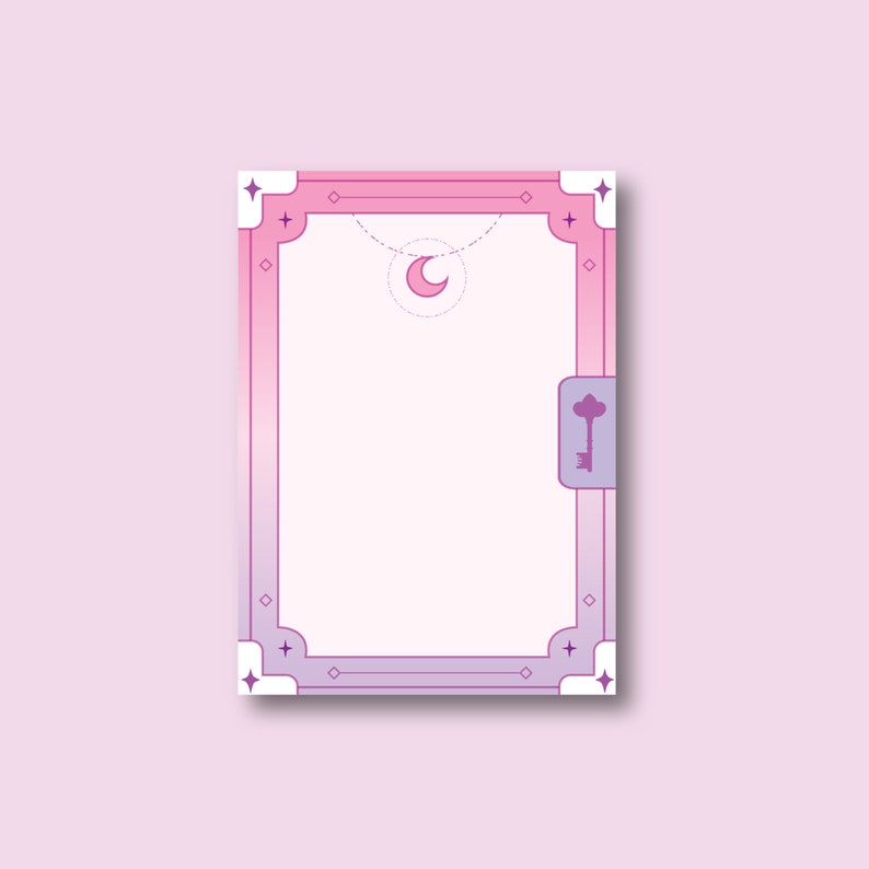 Spell Book Memo Pad \u2013 Magic inspired \u2013 Pink