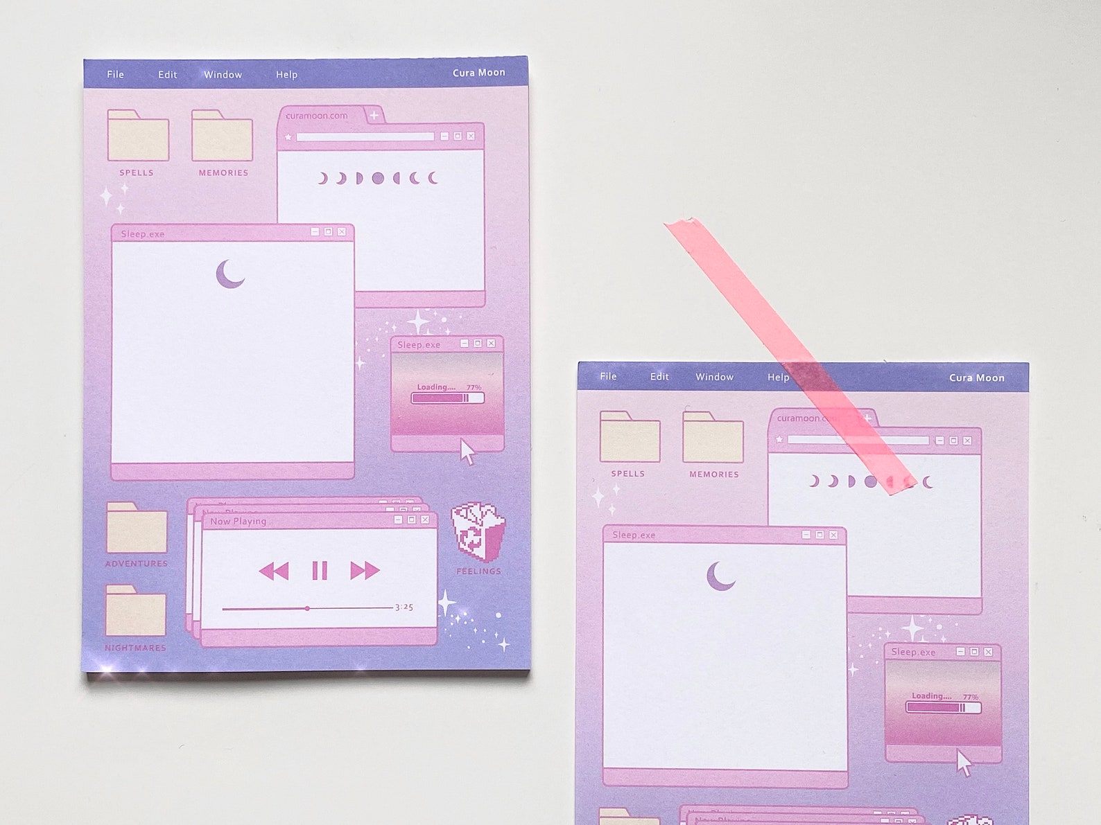 Desktop Memo Pad Etsy