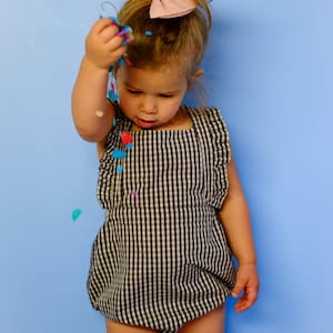 Sewing Pattern PDF, romper sewing pattern, dress sewing pattern, boys, girls, unisex.