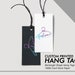 Custom Hang Tags, HangTags, Clothing, Brand, Fashion, Label, Custom HangTags, Merchandise, logo, design, hang tags, etiquette pour vetement 
