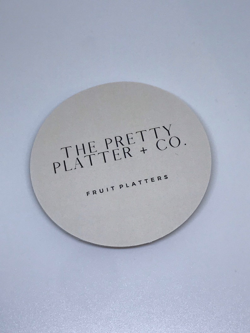 3 INCH ROUND Custom Labels Custom Stickers Round Stickers Etsy