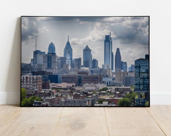 Philadelphia Print, Philadelphia Skyline, Philadelphia Photography, Philly Wall Art, Philly Print, Philadelphia Art, Philly Photo, City Sky