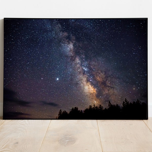 Cherry Springs PA, Milky Way Galaxy Print, Star Photography, Astrophotography, Milky Way Print, Cherry Springs Print, Nightscape, Stars