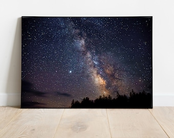 Digital Download Cherry Springs PA, Milky Way Galaxy Print, Star Photography, Astrophotography, Milky Way Print, Cherry Springs Print, Stars