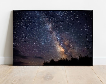 Digital Download Cherry Springs PA, Milky Way Galaxy Print, Star Photography, Astrophotography, Milky Way Print, Cherry Springs Print, Stars