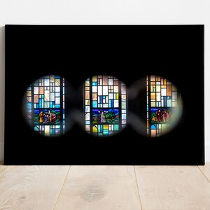 Stained Glass Print, Stained Glass Church Photography Print, Stained Glass, Stained Glass Church Window, Stained Glass Window, Etsy Print