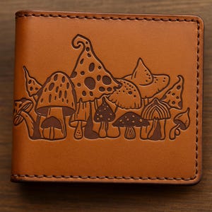 Sello de cuero (material Delrin): sello de hongo, sello de hongo mágico, sello hippie, sello de cuero personalizado, sello de seta venenosa, sello de amanita muscaria, sello de ortiga.