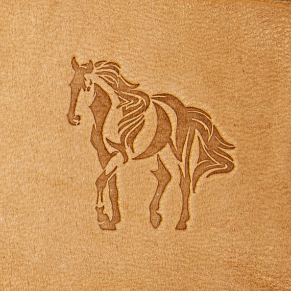 Delrin Leather Stamp Horse 2 Etsy