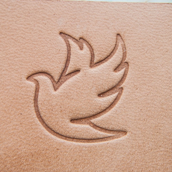 Leather stamp (Delrin), leather tool, craft tool, bird 2 stamp, leather stamps