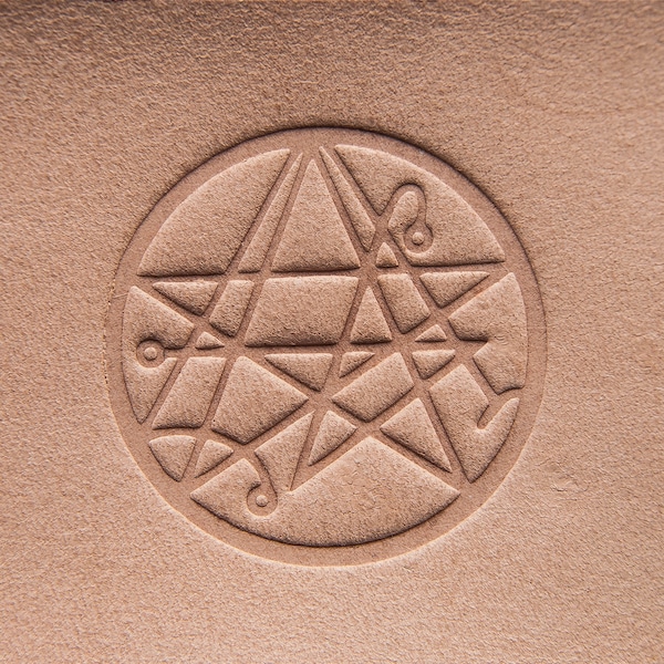Delrin Leather Stamp Necronomicon sigil, leather tools, craft tools, embossing plate