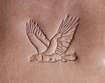 Delrin Leather Stamp: Eagle #4 Positive