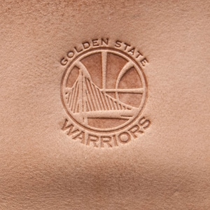 Leather Stamp Delrin, custom leather stamp: Golden State Warriors
