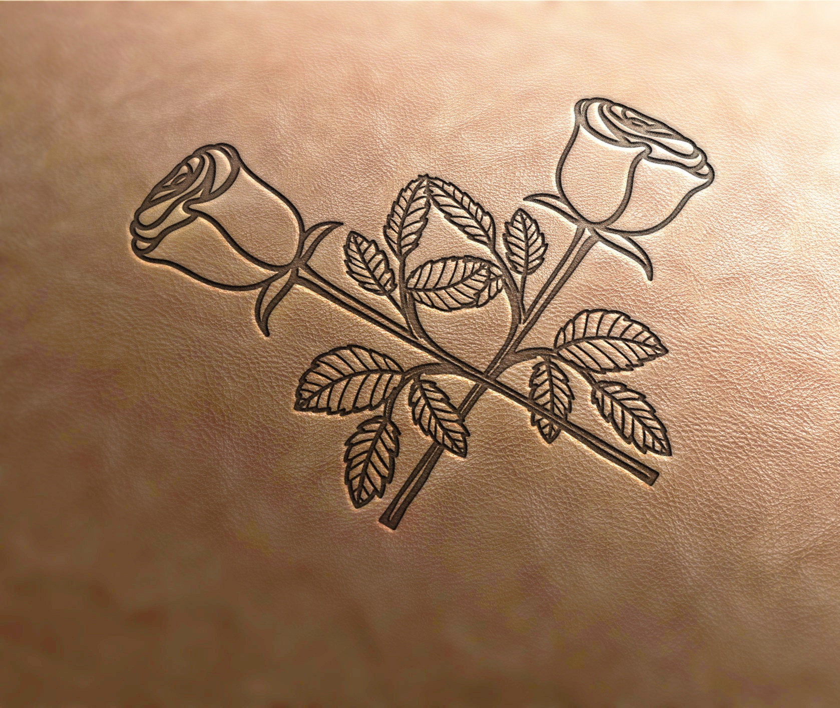 Leather Stamp  Delrin Material Rose Flower Stamp #9, Leather Stamps,  Custom Stamp, Tools, Craft Embossing Tools - Yahoo Shopping