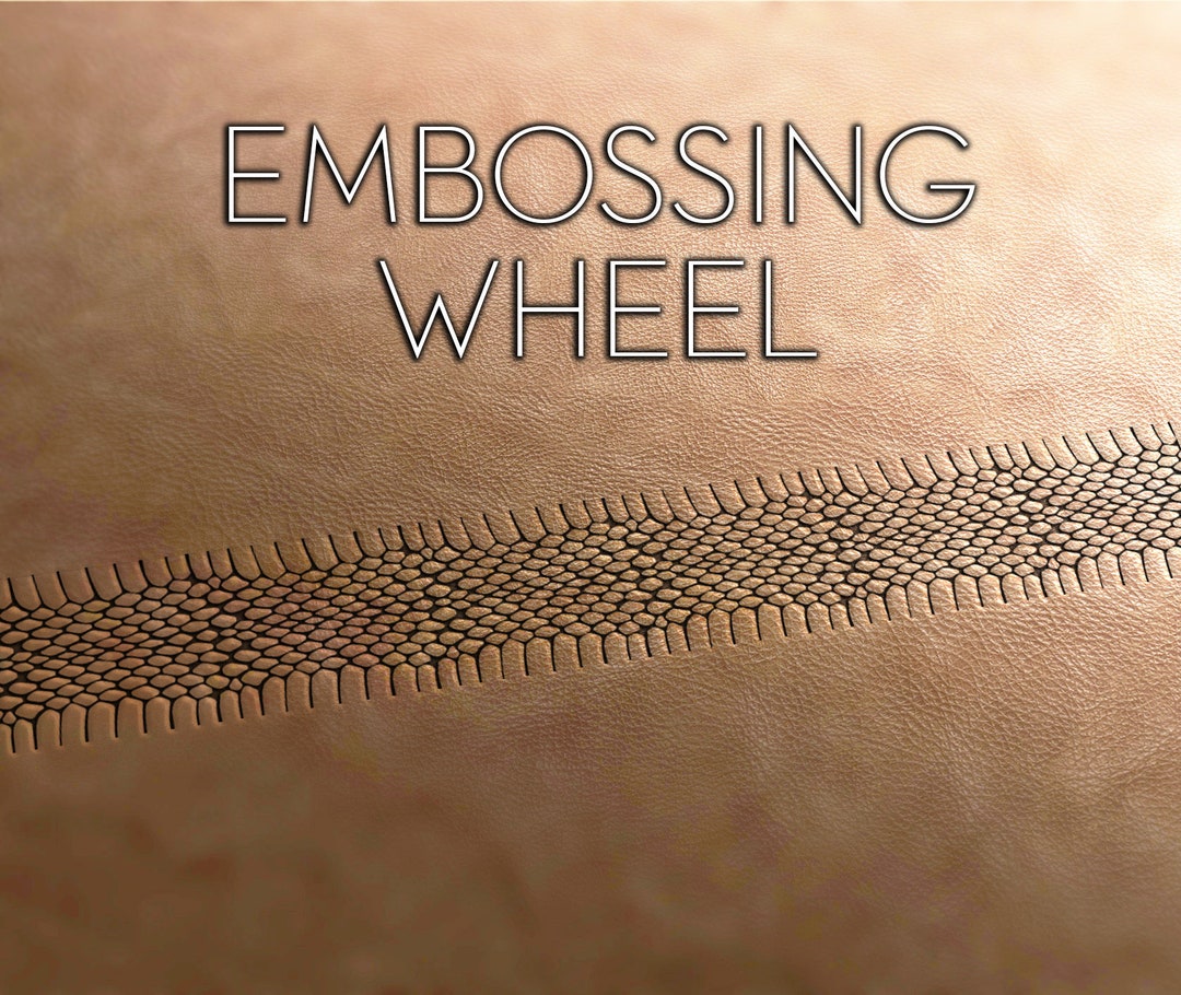 Leather Stamp: Embossing Wheel, Leather Tools, Leather Stamps, Craft ...