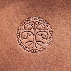 Delrin Leather Stamp Custom Design - size large – Lazy 3 Leather Company