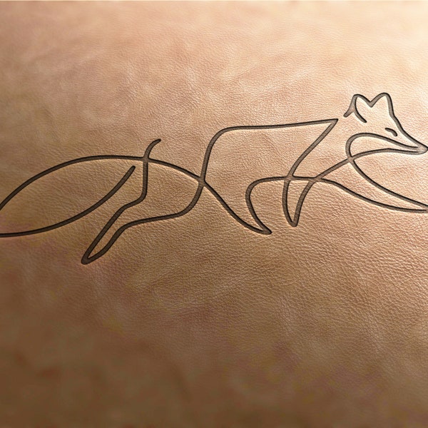 Fox Stamp Etsy