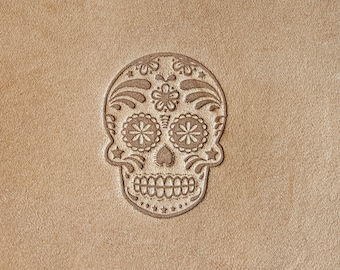 Skull Leather Stamp | Etsy