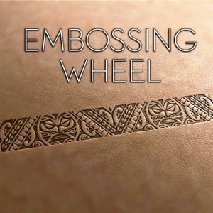 Leather Stamp: embossing wheel, leather tools, leather stamps, craft tools, embossing tools