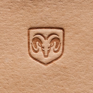 Delrin Leder Stempel: Dodge Logo