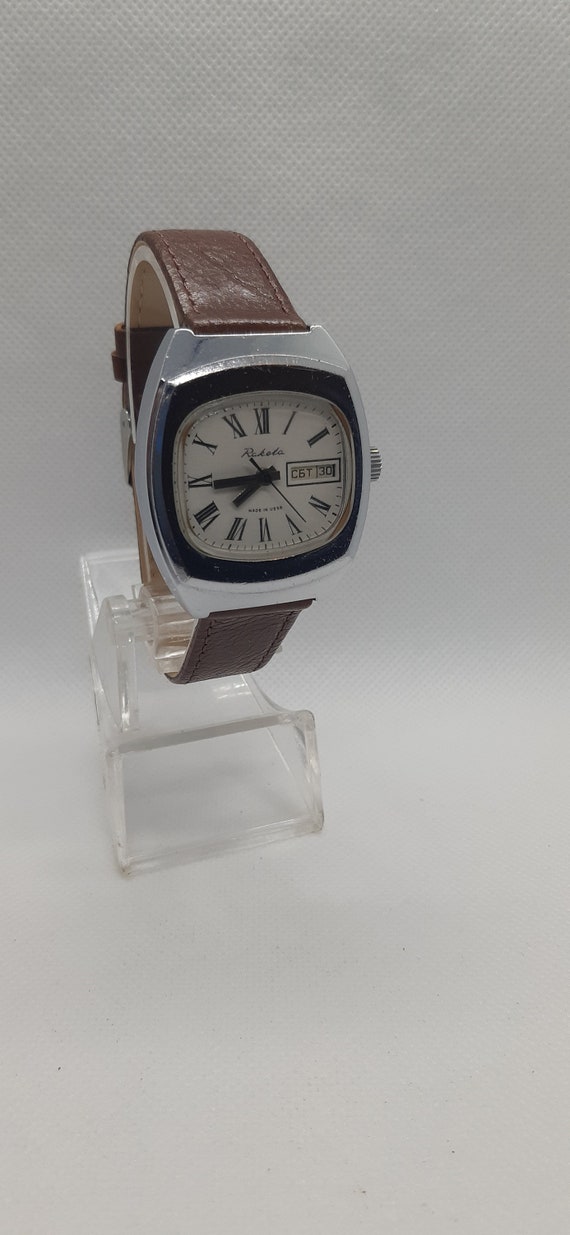 USSR Vintage Watch Raketa Soviet Wrist Watch For Men Rakieta  Mechanical Russian Watch 1970s Gift for boy frend Rare Watches
