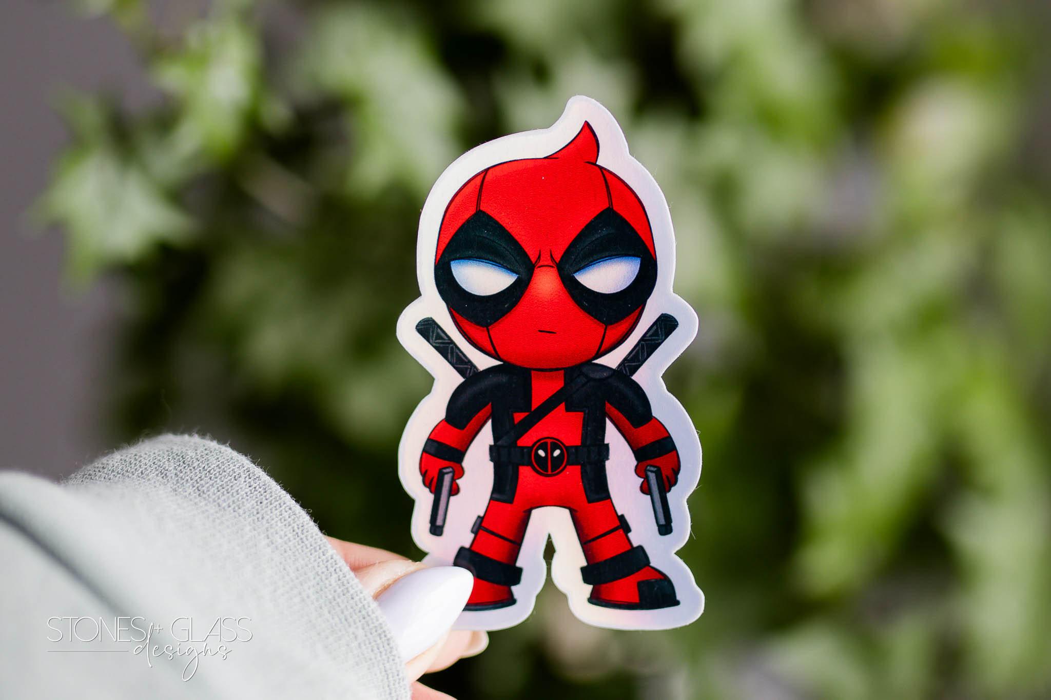 Deadpool Sticker: Hand-drawn Design {waterproof Holographic} - Etsy