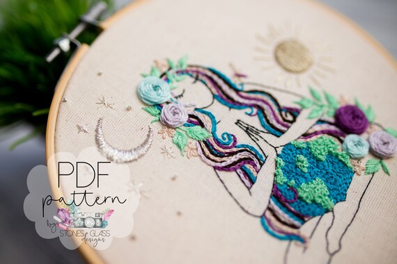 【amour様】planet3rd hand embroidery best Saturn Planet, Hand Embroidery - Etsy